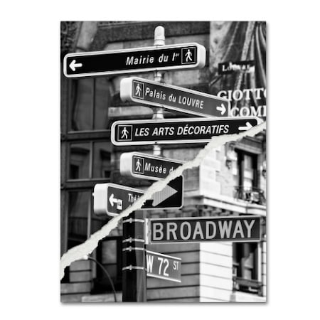 Philippe Hugonnard 'The Louvre Or Broadway' Canvas Art,24x32